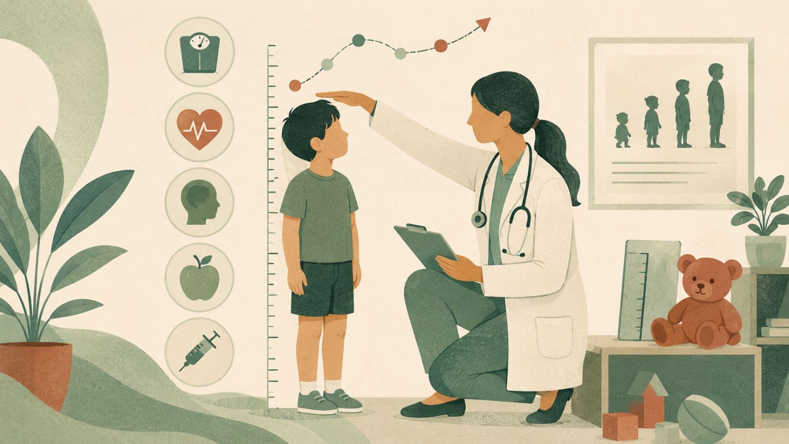 Qué revisa el pediatra en cada control según la edad: recién nacido, primer año, edad escolar y adolescencia. Calendario recomendado.