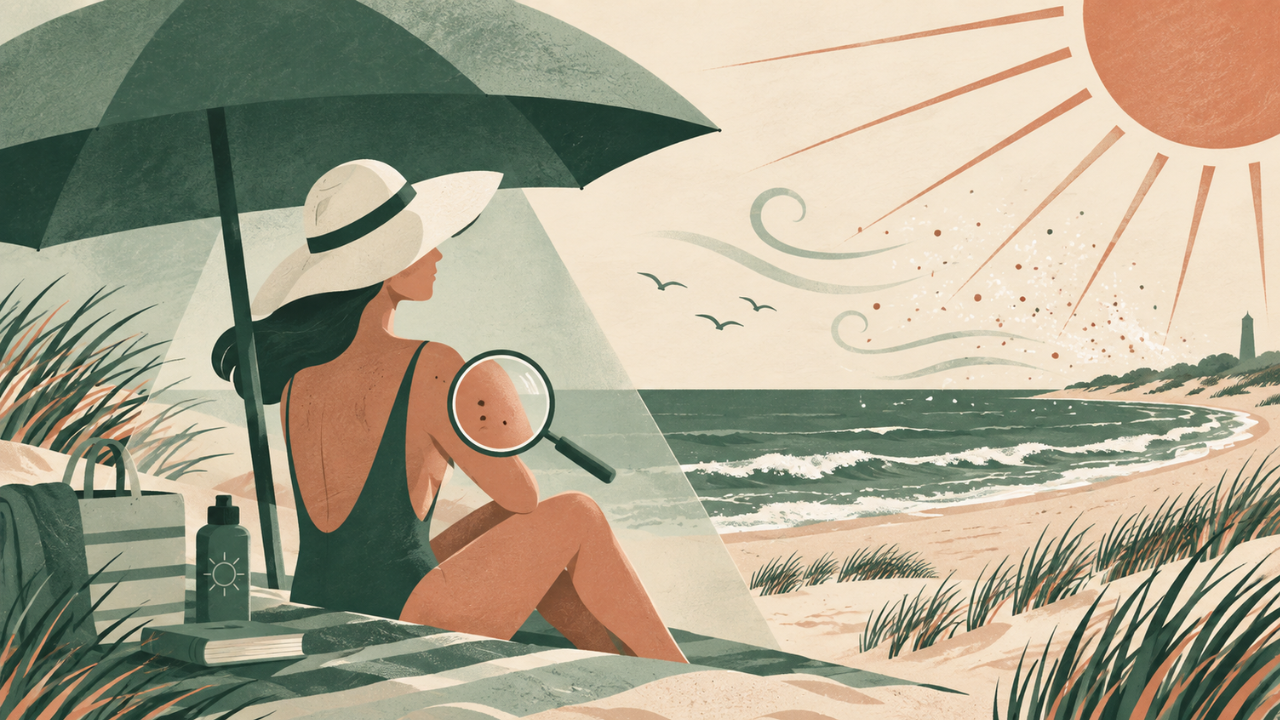 Dermatólogo Pinamar: cuidado de la piel frente al sol, viento y salitre